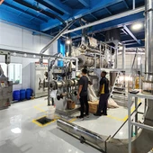 Ligne de production d'aliments pour poissons et crevettes